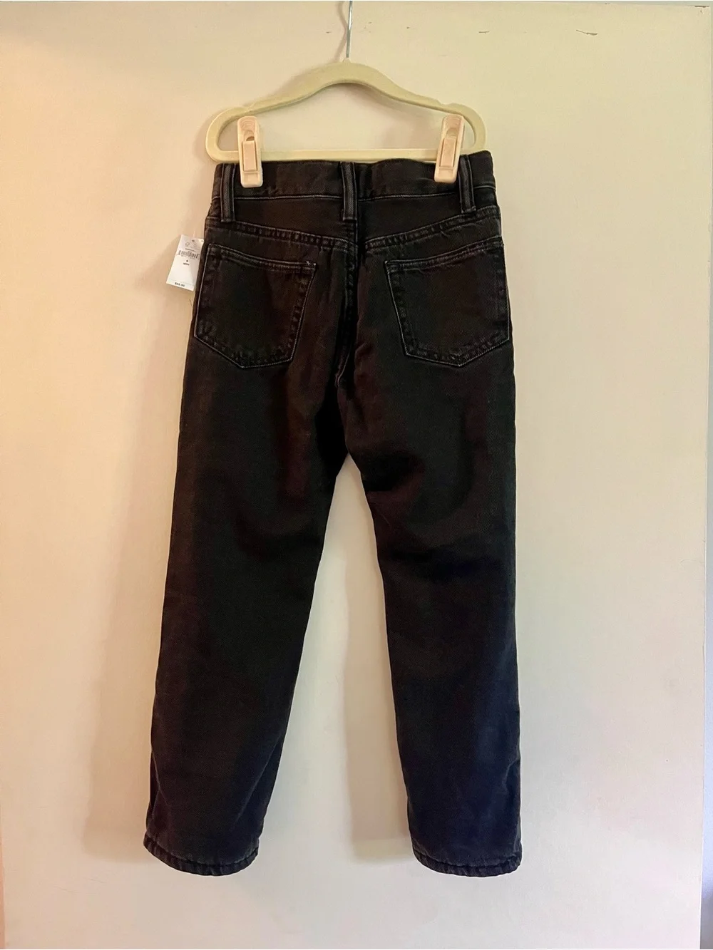 GAP Fleece Lined Black Straight-Leg Kids Jeans NWT